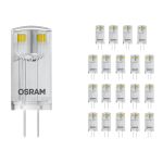 Mehrfachpackung 20x Ledvance Performance LED Capsule G4 Klar 0.9W 100lm - 827 | Ersatz für 10W