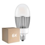 Mehrfachpackung 6x Ledvance LED Glühbirne HQL LED P E27 41W 6000lm - 840 Kaltweiß | Ersatz Für 125W