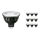Mehrfachpackung 10x Philips Master LED Spot GU5.3 MR16 6.7W 440lm 36D - 930 Warmweiß | Höchste Farbwiedergabe - Dimmbar - Ersatz für 35W