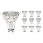 Mehrfachpackung 10x LED-Spot GU10 PAR16 4W 345lm 60D - 927 | Höchste Farbwiedergabe - Dimmbar - Ersatz für 50W