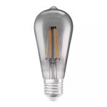 Ledvance Smart+ Wifi E27 Edison Classic Filament Fumée 6W 540lm - 825  | Dimmable - Remplacement 50W