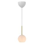 Nordlux Franca 13 Suspension Luminaire Verre et Métal Laiton | Convient pour E14