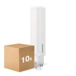 Lot 10x Philips CorePro PL-C LED 9.5W 990lm - 830 Blanc Chaud | 4 Broches - Remplacement 26W