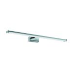 Eglo Applique Murale Pandella 1 Aluminium Cromo Argent Éclairage de salle de bains 11W 1350lm - 840 Blanc Froid | IP44 
