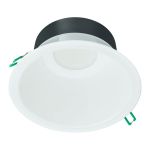 Philips Spot encastrable LED Coreline DN142B Aluminium Blanc 11W 1200lm 60D - 830  | Diamètre 155mm - IP20 - Blanc Réflecteur