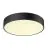 SLV Medo Pro 40 Mur et Plafonnier Aluminium Noir Ronde 19W 2500lm - 930-940 CCT | IP50 - Meilleur Rendu De Couleur - Dimmable 
