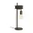 Eglo Lampe De Chevet Townshend 4 Échantillon Brun Noir | IP20 - Convient pour 1x E27 